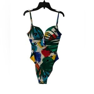 Sidway 80’s Cut One Piece Swimsuit